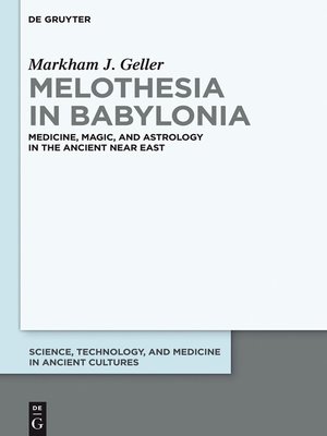 cover image of Melothesia in Babylonia